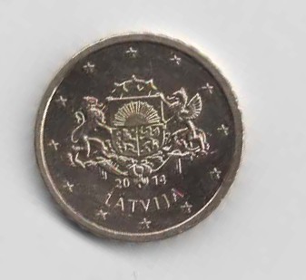  10 Cent Lettland 2014  (N377)   
