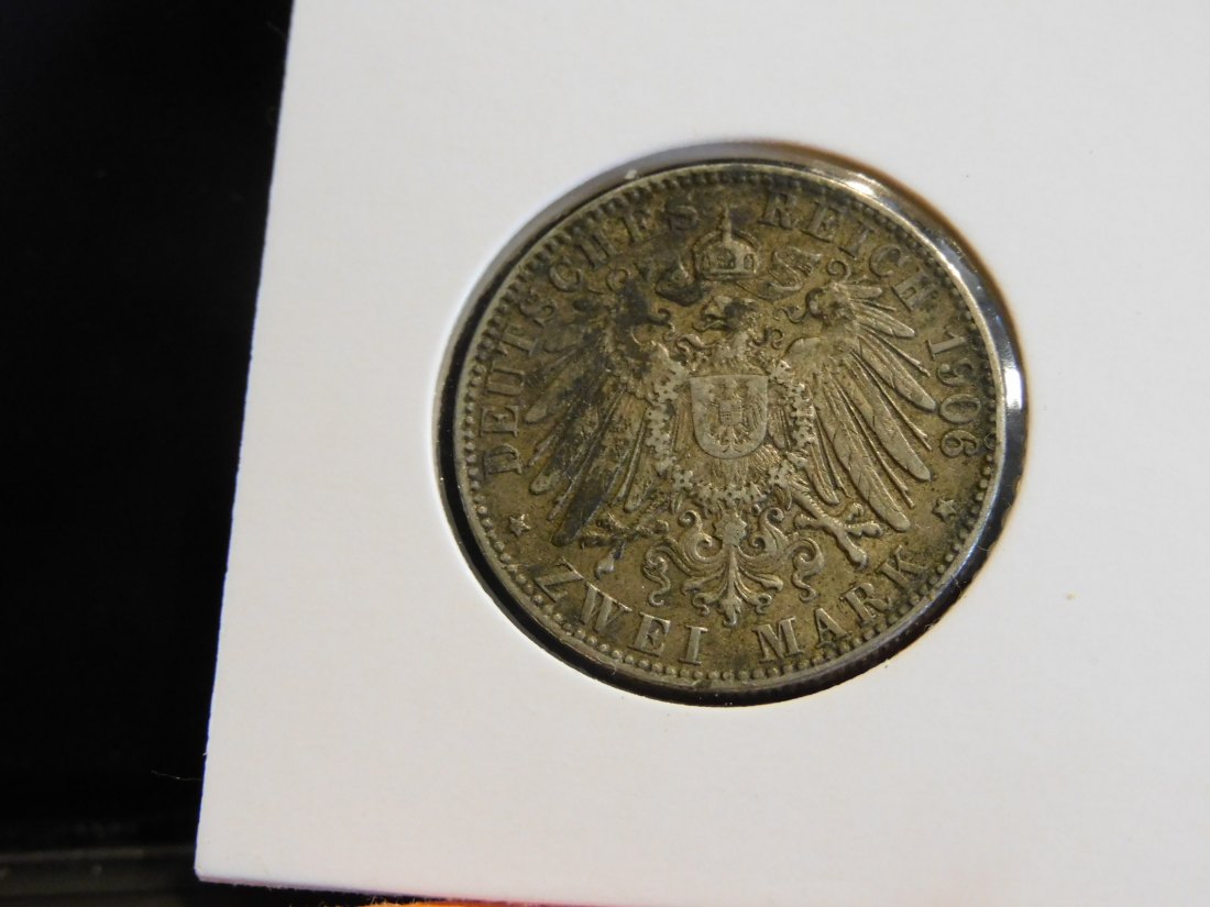  GERMANY 2 MARK 1906 HAMBURG.GRADE-PLEASE SEE PHOTOS.   