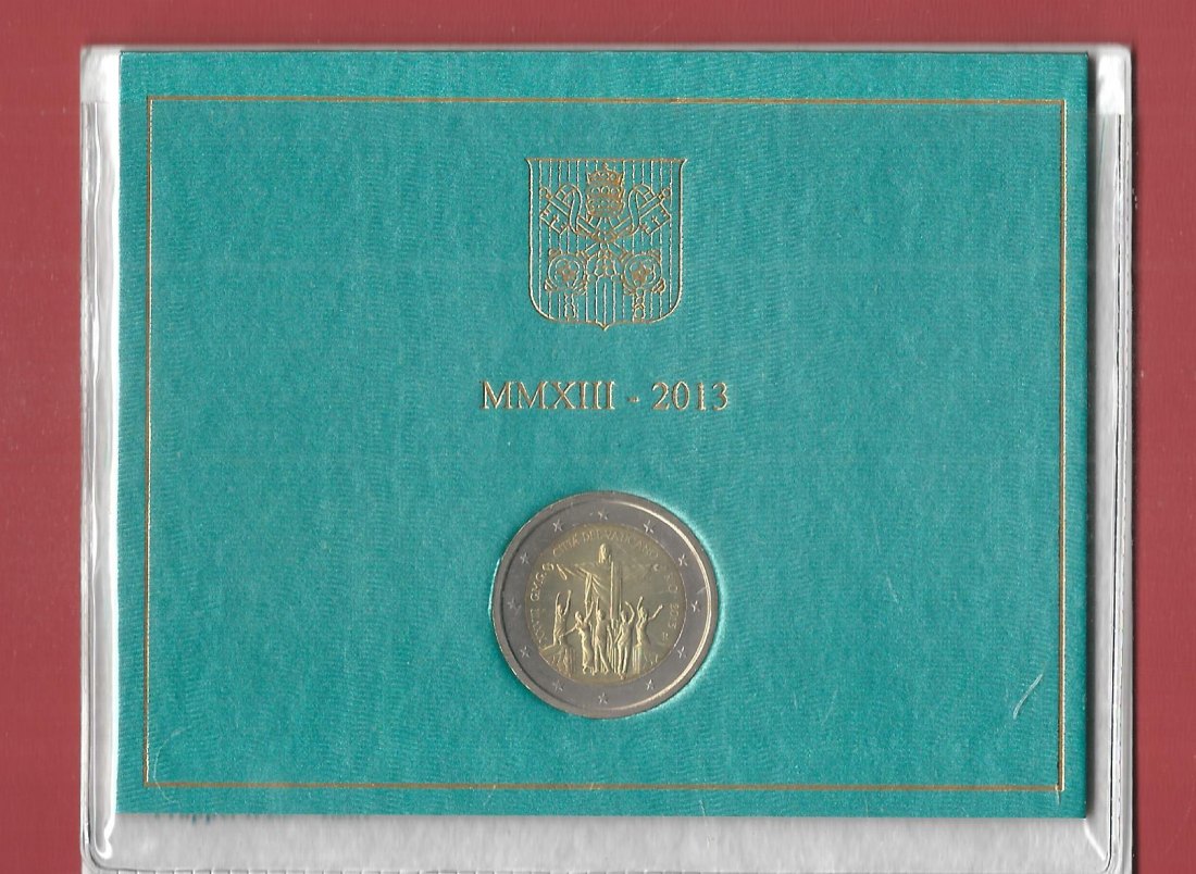  2 Euro Vatikan 2013 Koblenzer Muenzen Studio Münzankauf Koblenz Frank Maurer AL683   