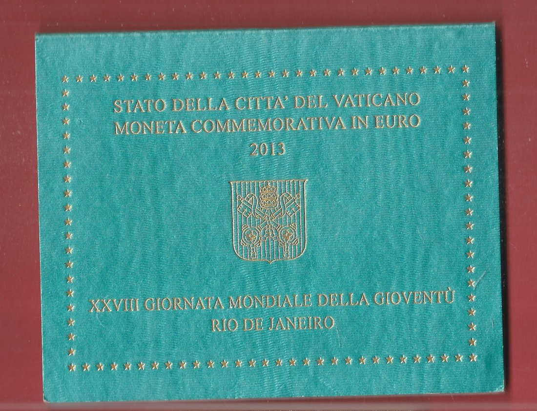  2 Euro Vatikan 2013 Koblenzer Muenzen Studio Münzankauf Koblenz Frank Maurer AL683   