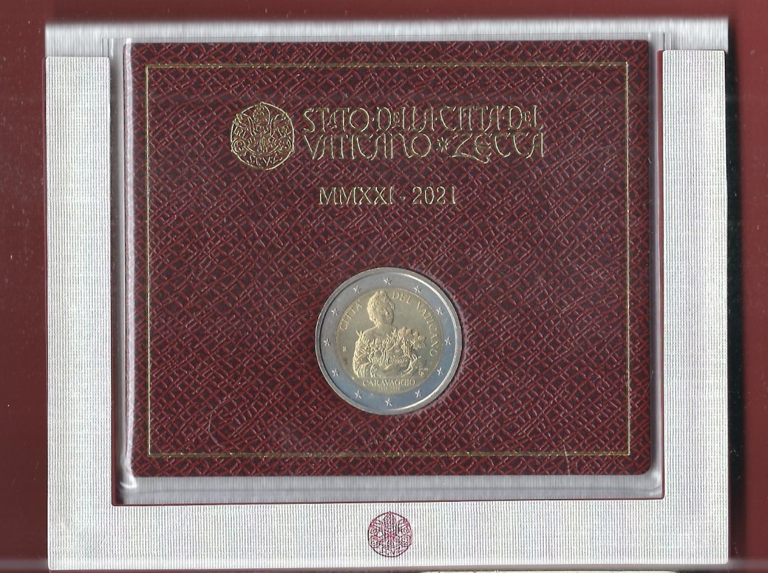  2 Euro Vatikan 2021 Koblenzer Muenzen Studio Münzankauf Koblenz Frank Maurer AL685   