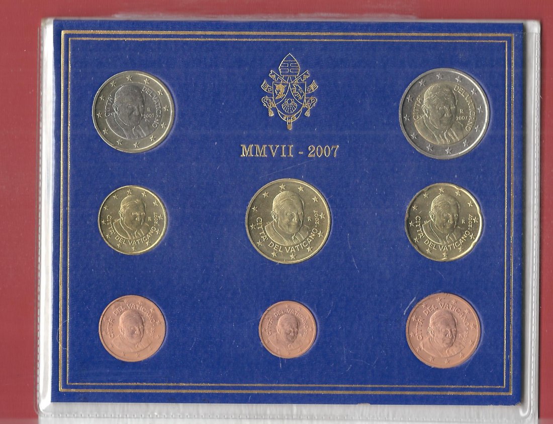  Vatikan KMS 2007 Koblenzer Muenzen Studio Münzankauf Koblenz Frank Maurer AL687   