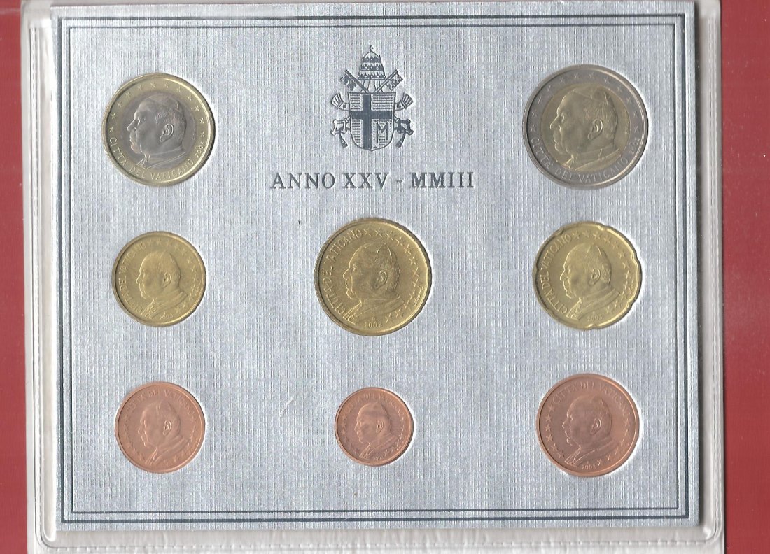  Vatikan KMS 2003 Koblenzer Muenzen Studio Münzankauf Koblenz Frank Maurer AL692   