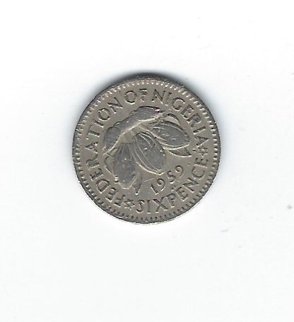  Nigeria 6 Pence 1959   