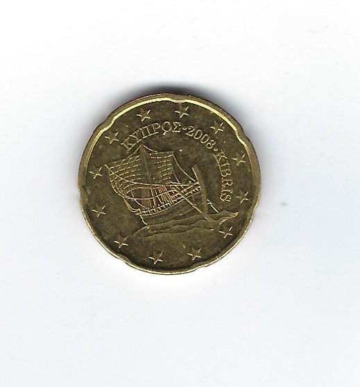 Zypern 20 Cent 2008   