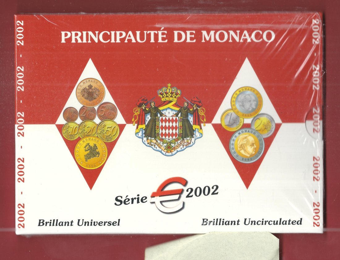  Monaco KMS 2002 3,88 Euro Koblenzer Muenzen Studio Münzankauf Koblenz Frank Maurer AL697   