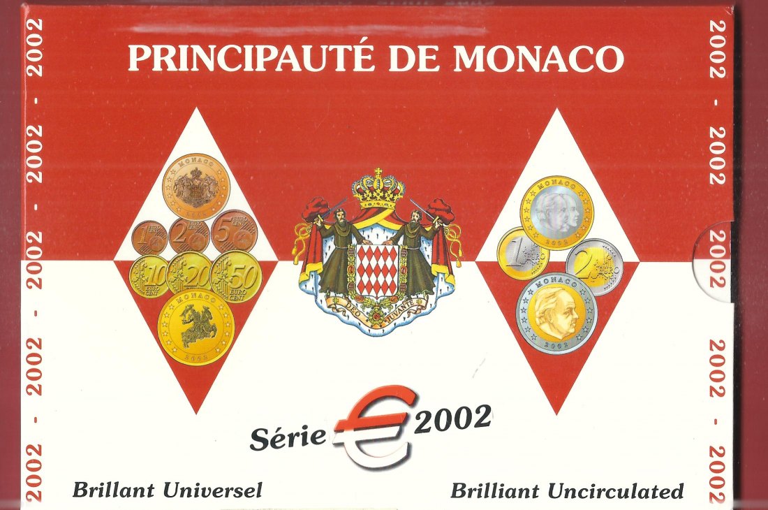  Monaco KMS 2002 3,88 Euro Koblenzer Muenzen Studio Münzankauf Koblenz Frank Maurer AL698   