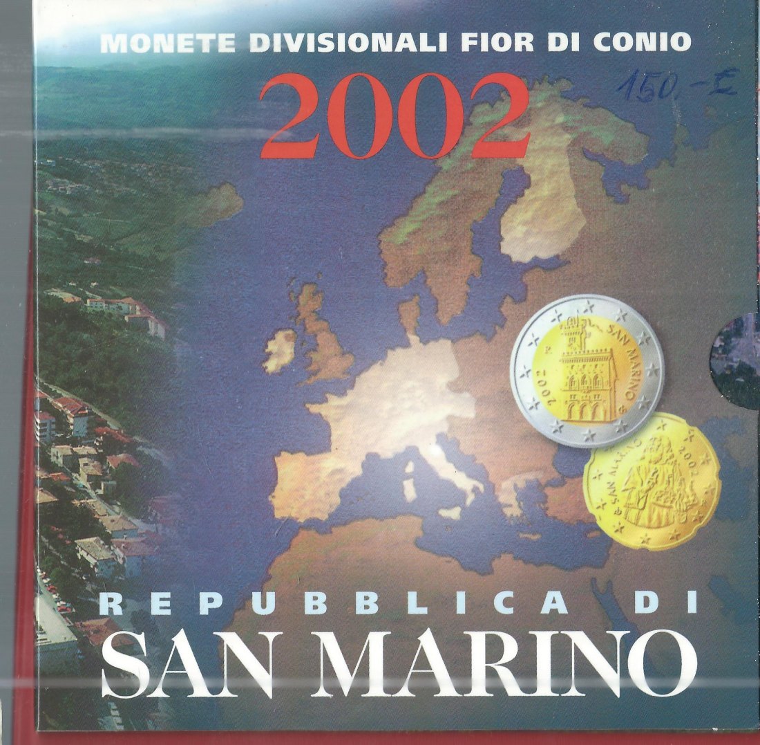  San Marino KMS 3,88 2002 TOP Zustand Münzenankauf Frank Maurer Koblenz AL414   