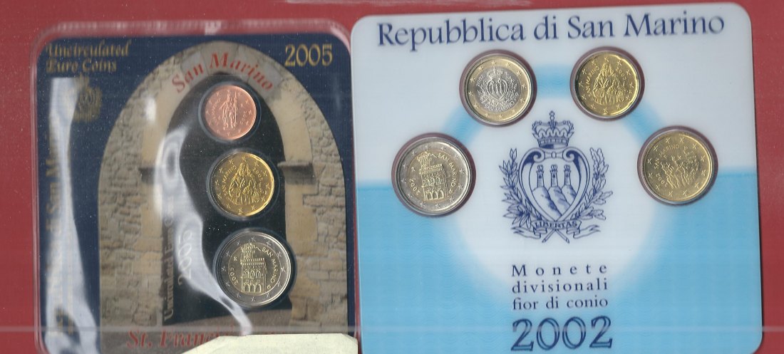  San Marino 2 MINI KMS Münzenankauf Frank Maurer Koblenz AL420   