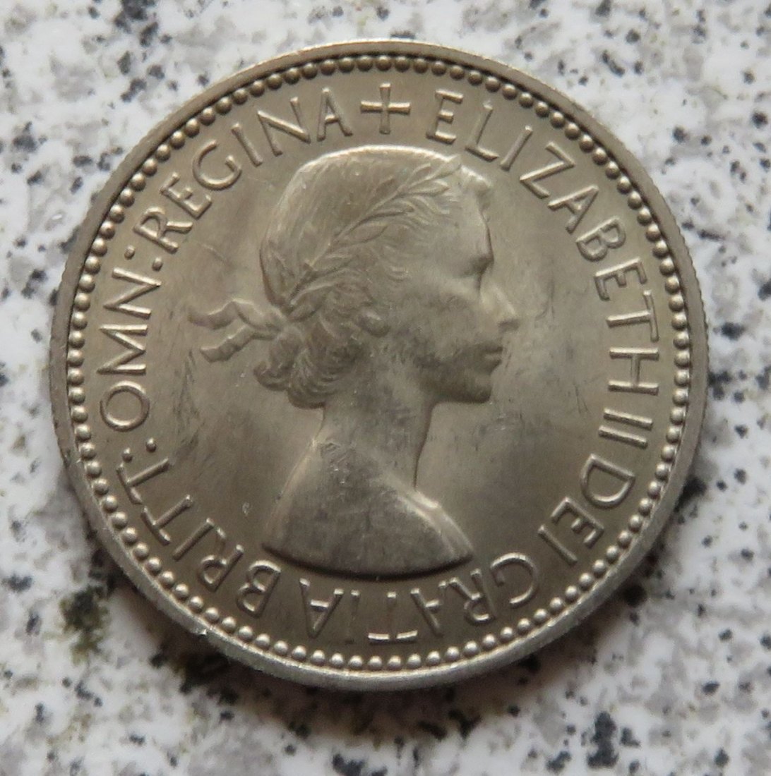 Großbritannien 1 Shilling 1953, Schottisch, Erhaltung   
