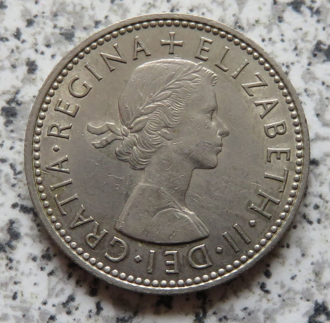  Großbritannien 1 Shilling 1957, Englisch   