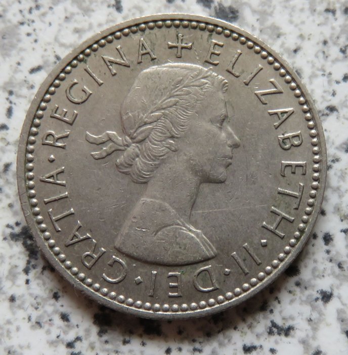  Großbritannien 1 Shilling 1958, Schottisch   