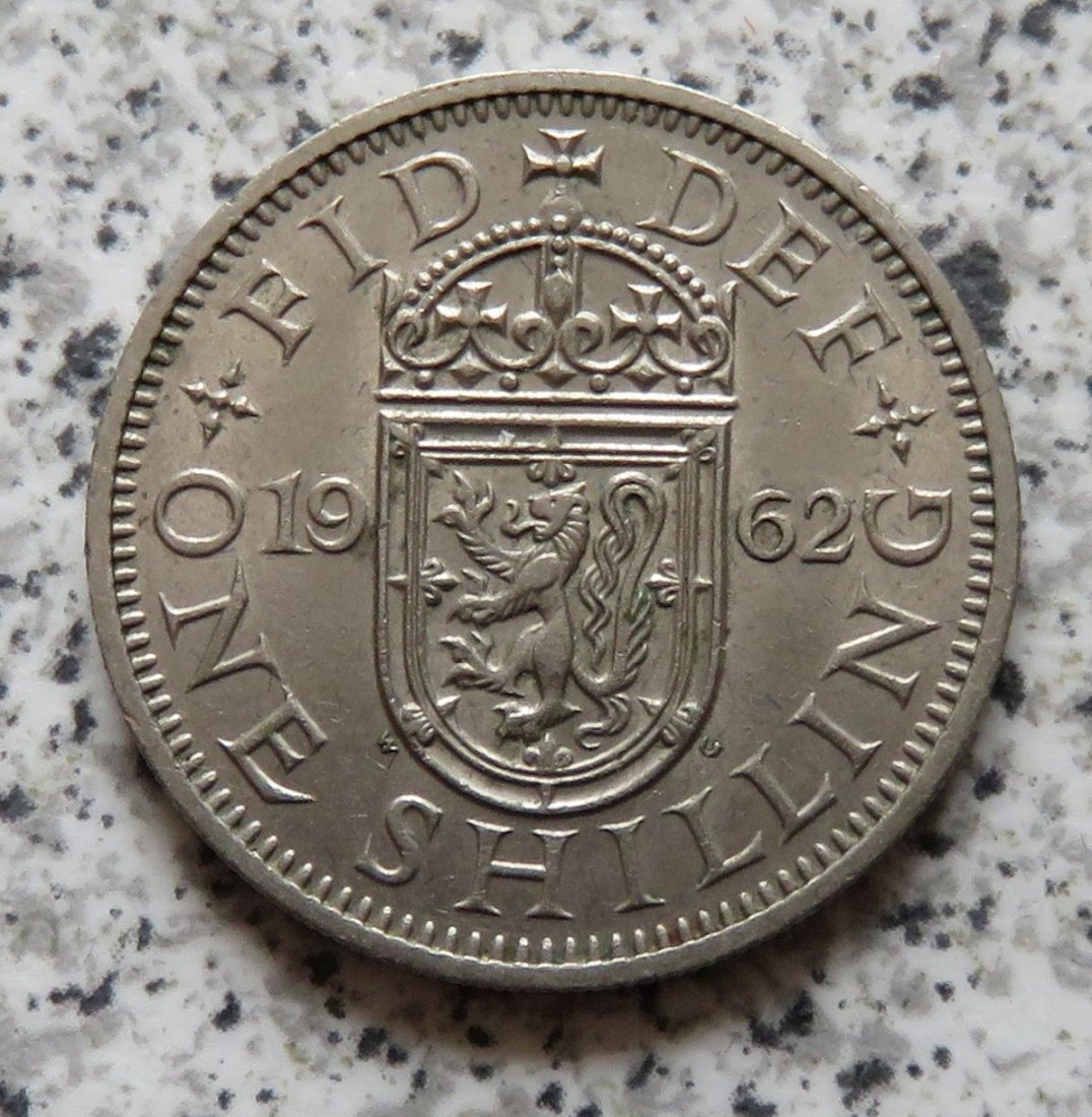  Großbritannien 1 Shilling 1962, Schottisch   