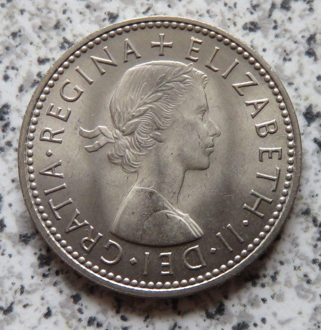  Großbritannien 1 Shilling 1965, Schottisch, Erhaltung   