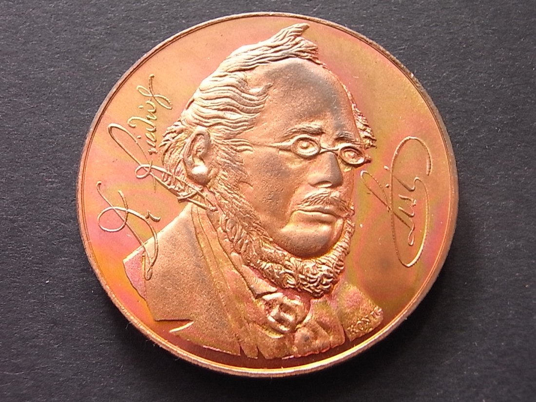  Saalfeld Medaille 150. Jahre Bahnpost Münzausstellung 1988 40mm Proof   