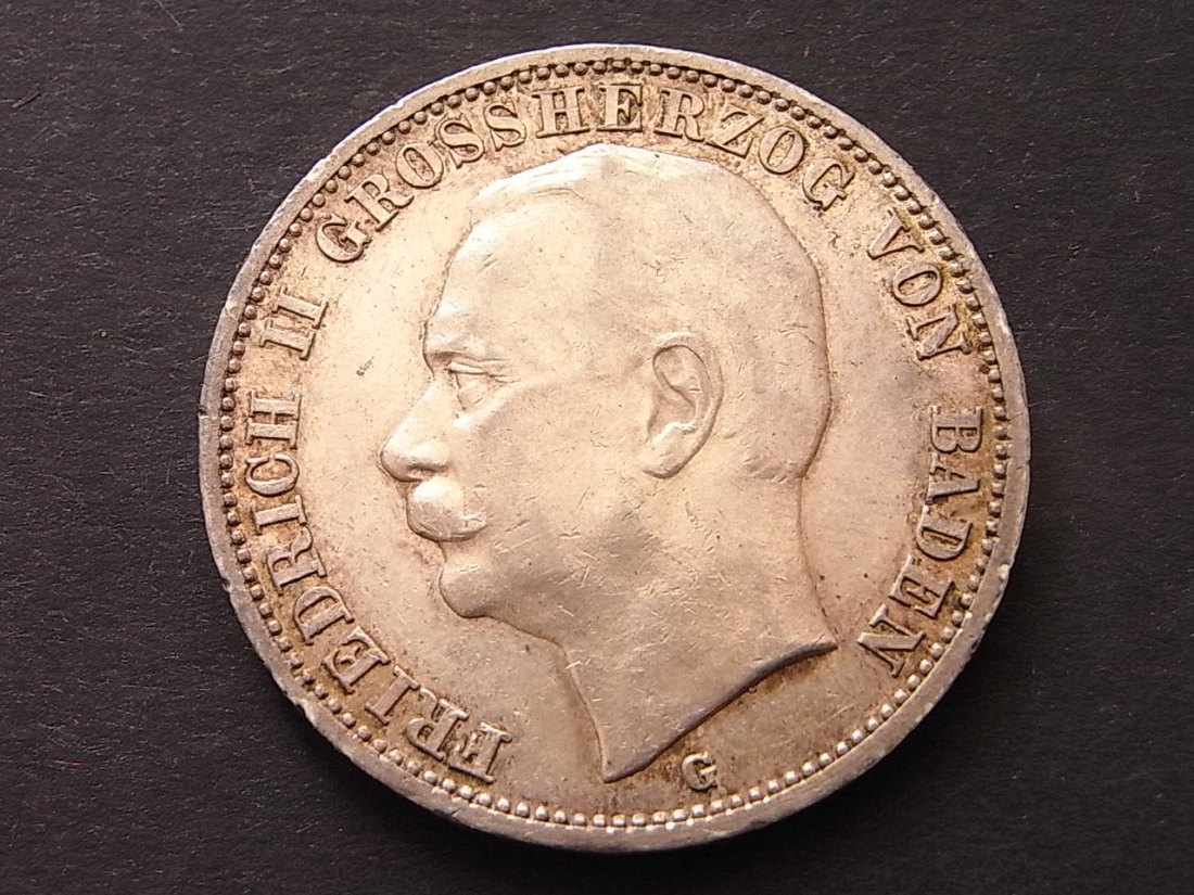  Baden 3 Mark 1914 ss   
