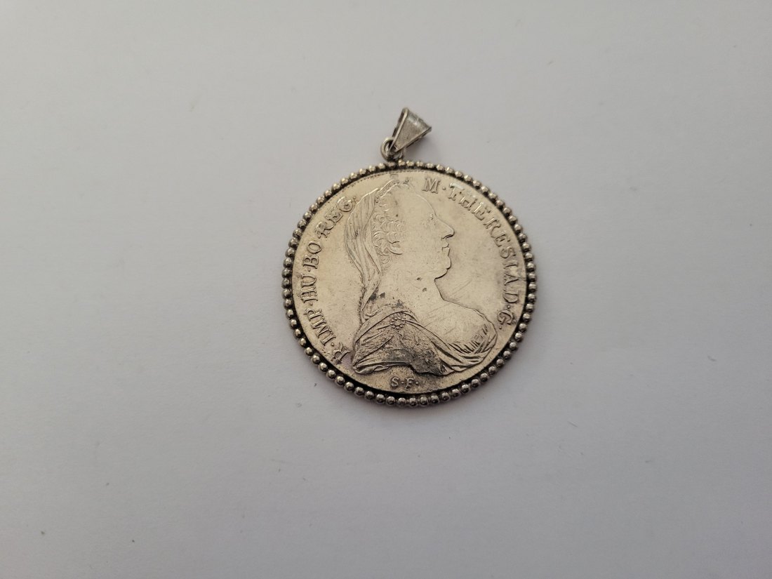  Maria Theresia Taler NP 1780 Anhänger zum Gedenken silber 32,4g Österreich Spittalgold9800 (3469   
