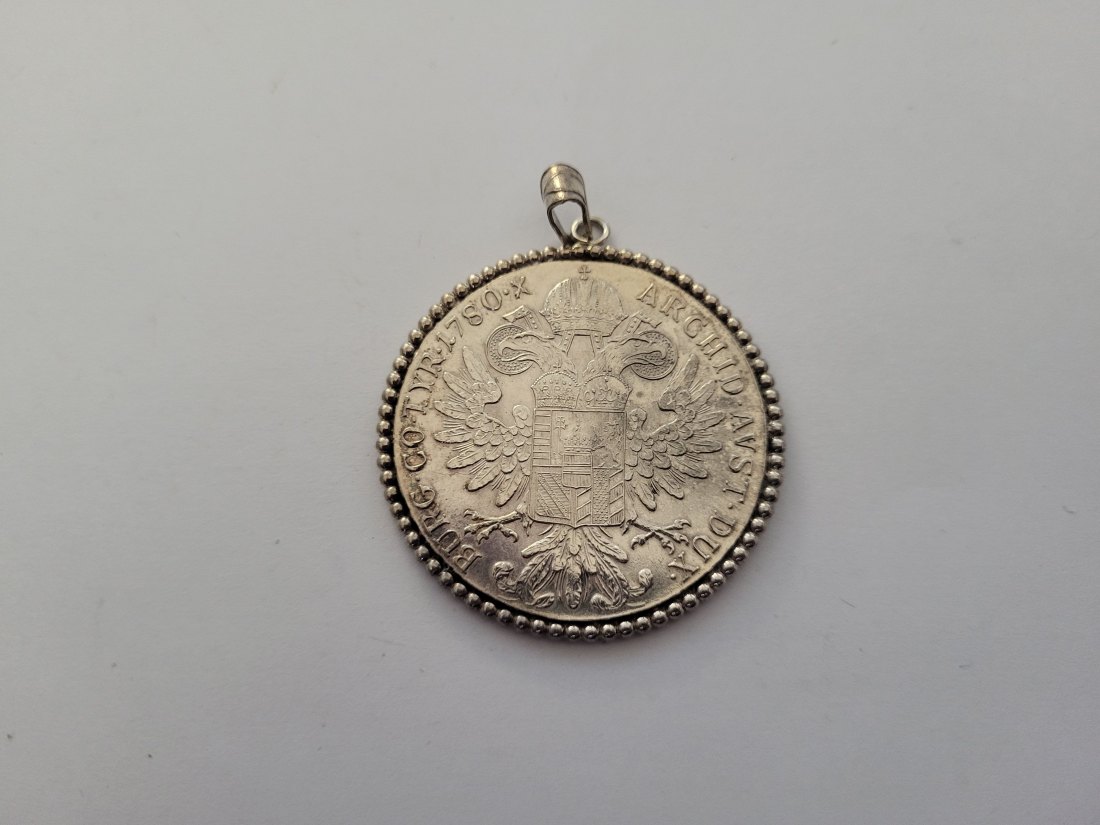  Maria Theresia Taler NP 1780 Anhänger zum Gedenken silber 32,4g Österreich Spittalgold9800 (3469   