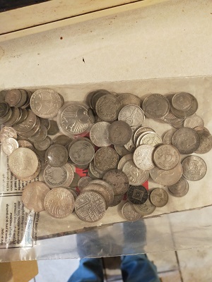  Silbermünzenposten 1,267 Gramm!   