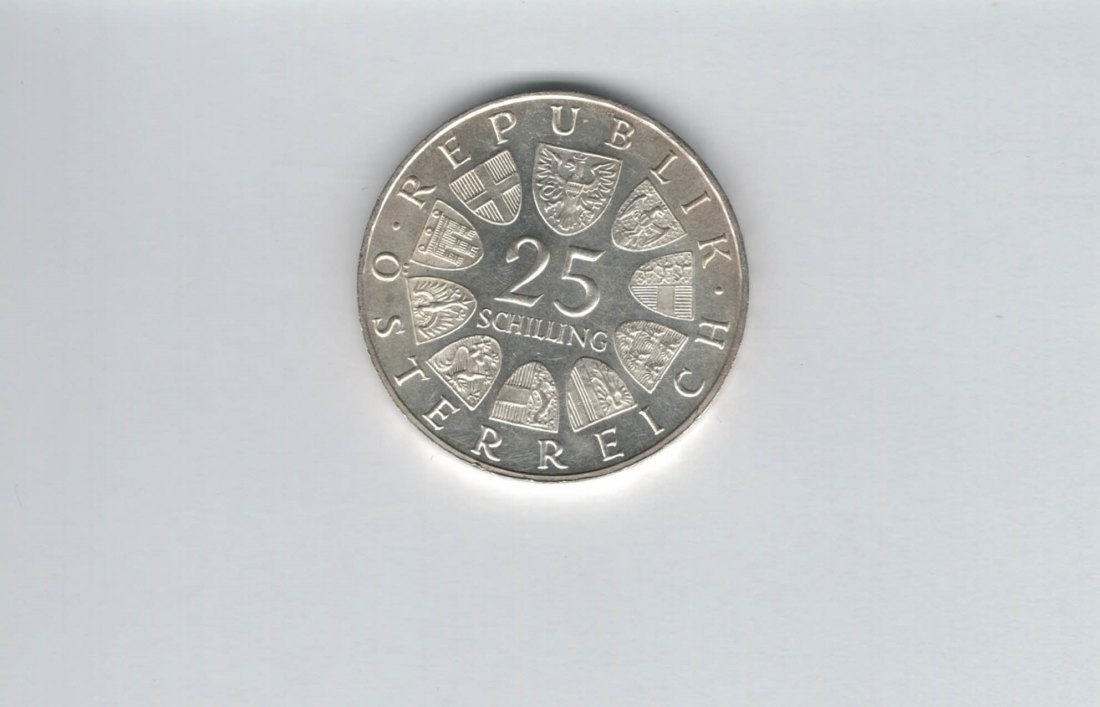  25 Schilling 1966 Ferdinand Raimund Ag Gedenkmünze Österreich Spittalgold9800 4588/12   