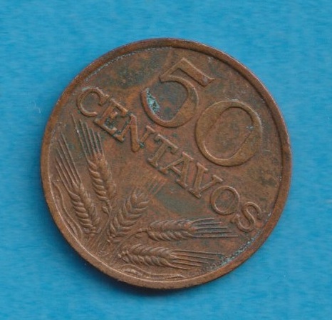  Portugal 50 Centavos 1977   