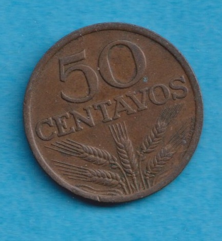  Portugal 50 Centavos 1975   