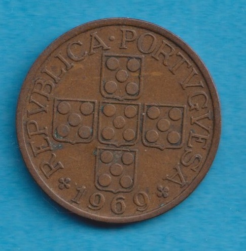  Portugal 1 Escudo 1969   