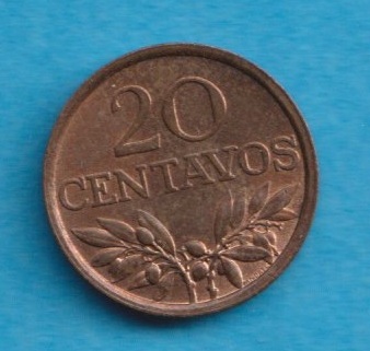  Portugal 20 Centavos 1974   