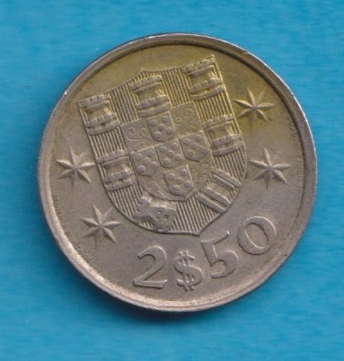  Portugal 2 1/2 Escudos 1979   