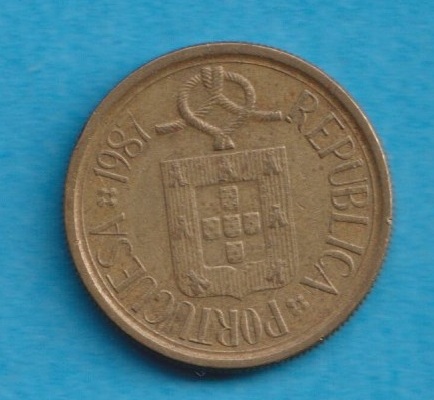  Portugal 5 Escudos 1987   
