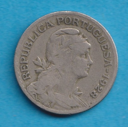  Portugal 1 Escudo 1928   