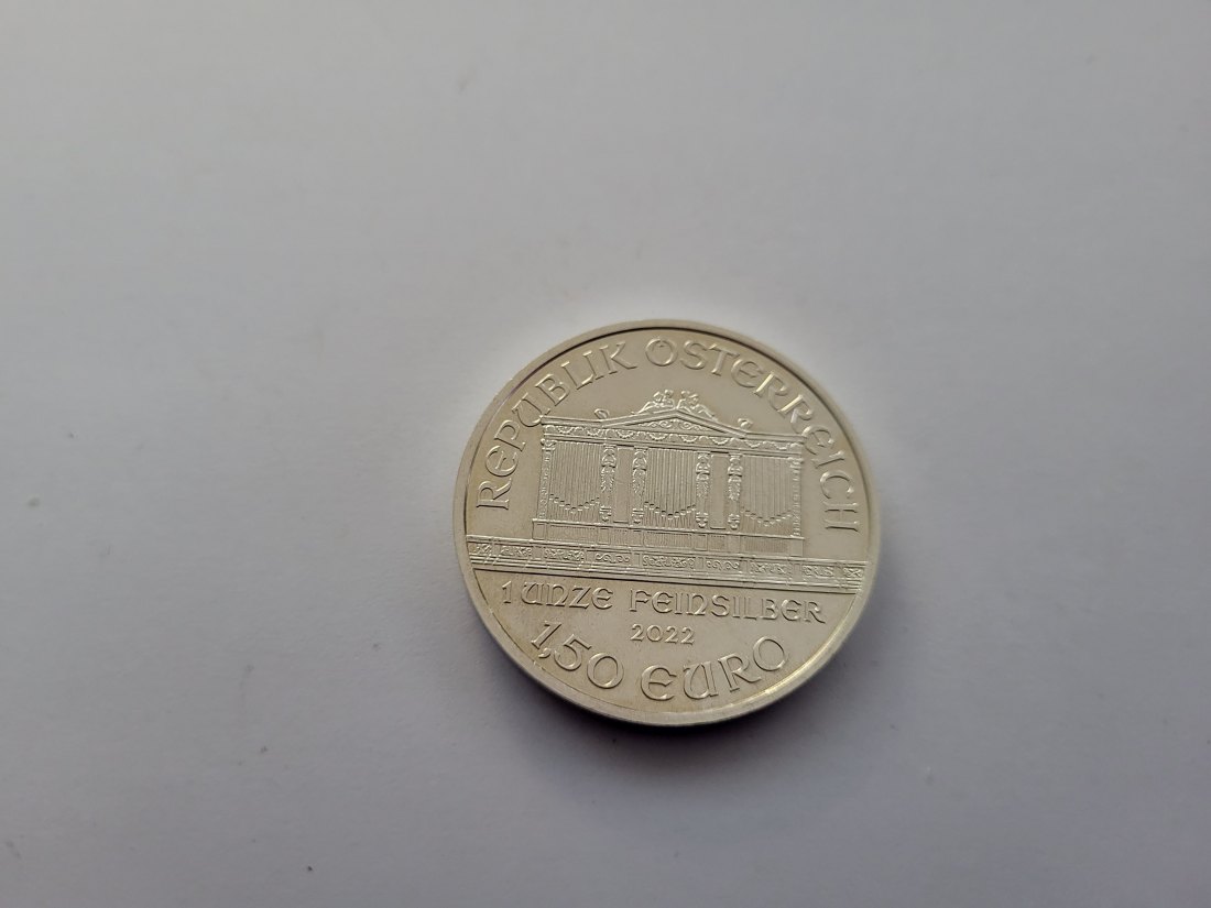  Philharmoniker 2022 1 OZ Unze silber 999 Österreich Spittalgold9800 (1248   