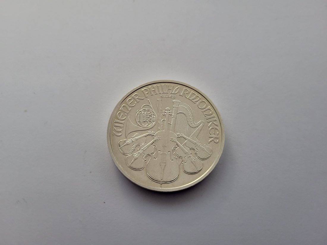  Philharmoniker 2022 1 OZ Unze silber 999 Österreich Spittalgold9800 (1248   