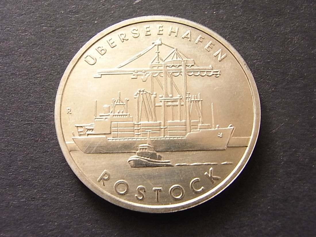  DDR 5 Mark Rostock 1988 unc   