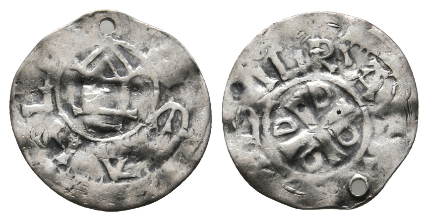  Altdeutschland; Goslar; Otto III Und Adelheid 984 - 985; gelocht; 1,41 g   