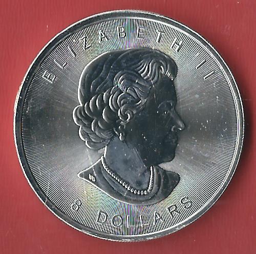  Kanada 2015 8 D 1 1/4 Oz Koblenzer Muenzen Studio Münzankauf Koblenz Frank Maurer AL429   