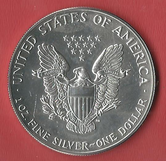  Silver Eagle 1987 Koblenzer Muenzen Studio Münzankauf Koblenz Frank Maurer AL431   