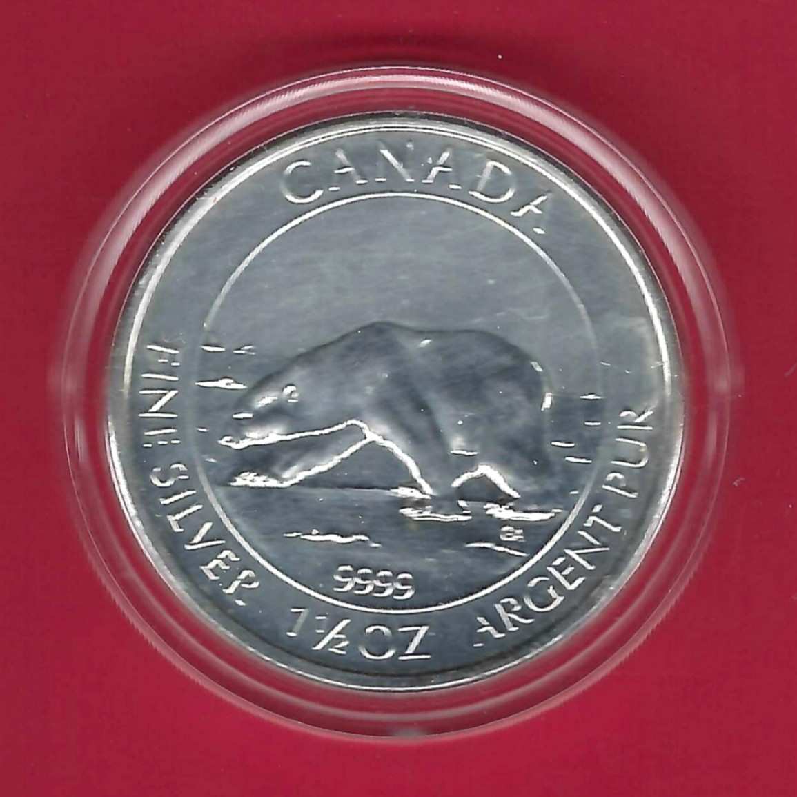  Canada 8 Dollar Bär 1 1/2 Oz Feinsilber 2013 Münzenankauf Koblenz Frank Maurer AL 901   