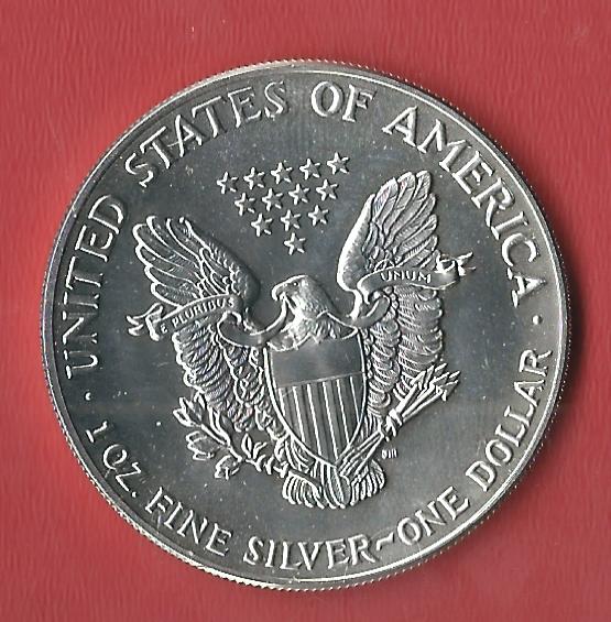  Silver Eagle 1988 Koblenzer Muenzen Studio Münzankauf Koblenz Frank Maurer AL434   