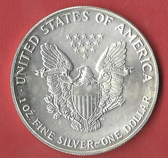  Silver Eagle 1992 Koblenzer Muenzen Studio Münzankauf Koblenz Frank Maurer AL435   