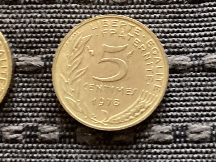 Münze Münzen Umlaufmünze Frankreich 5 Centimes 1978   