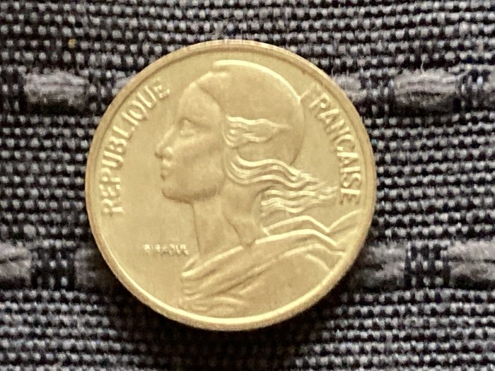  Münze Münzen Umlaufmünze Frankreich 5 Centimes 1978   