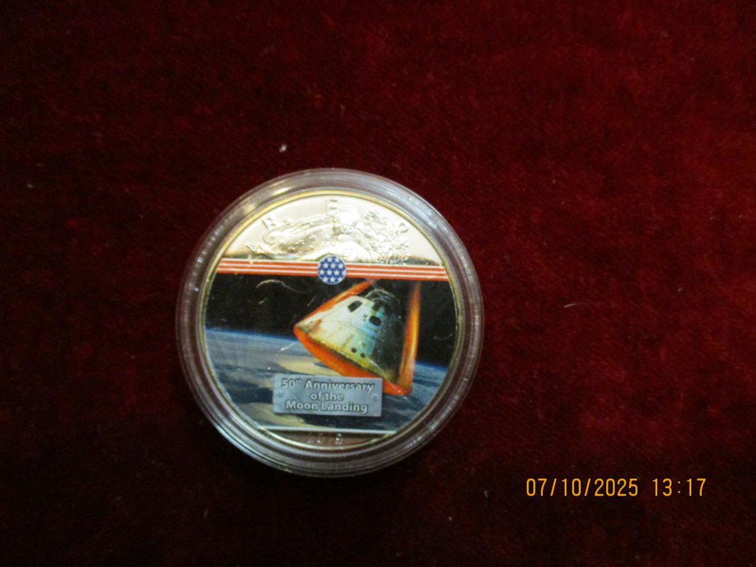  USA 1 Dollar 2019 American Eagle Color, 999er Silber Gewicht: 31,1g   