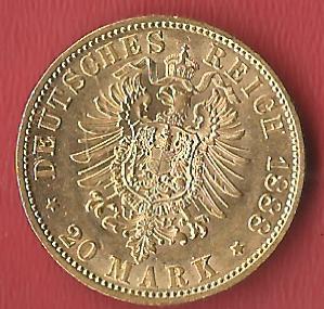 20 Mark Preussen Friedrich III 1888 Münzenankauf Koblenz Frank Maurer AL 440   