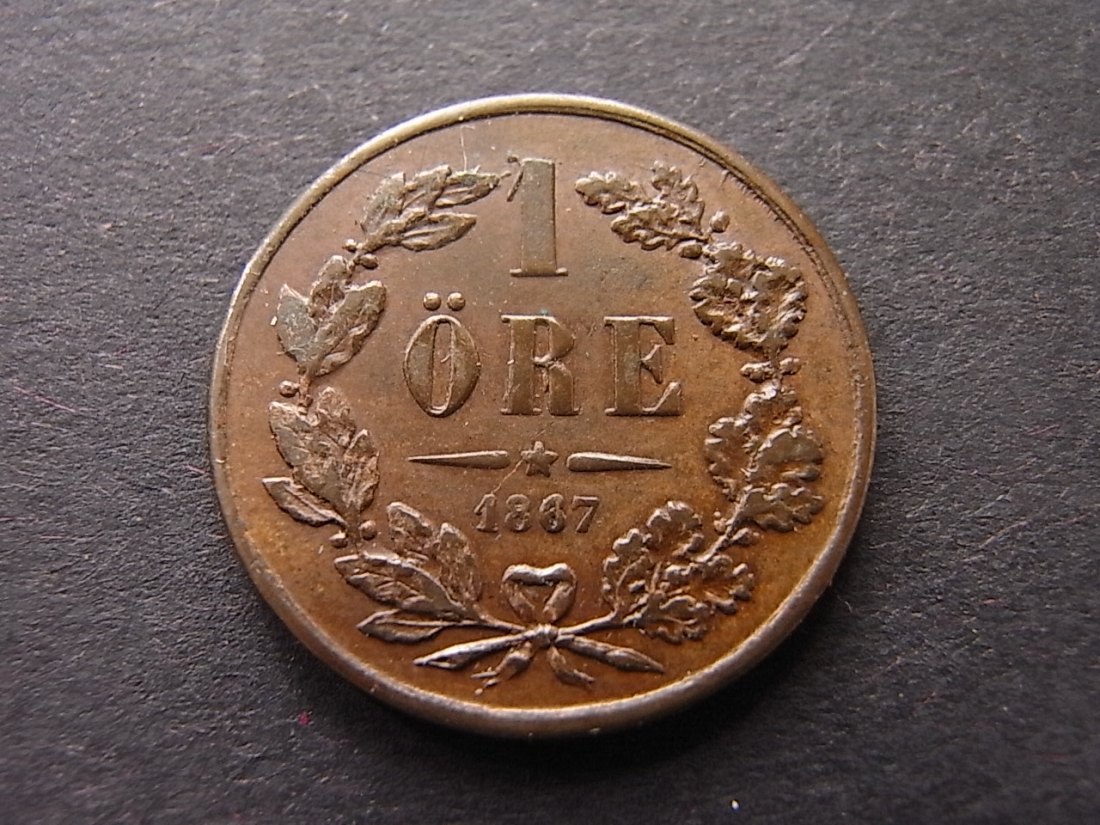  Schweden 1 Öre 1861 ss   