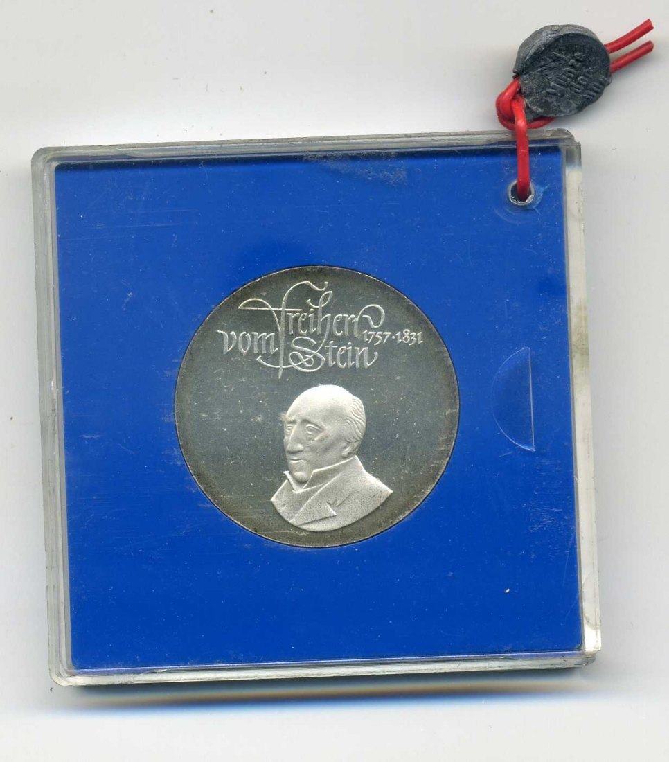  20 Mark 1981 PP Freiherr vom Stein OVP mit Plombe   
