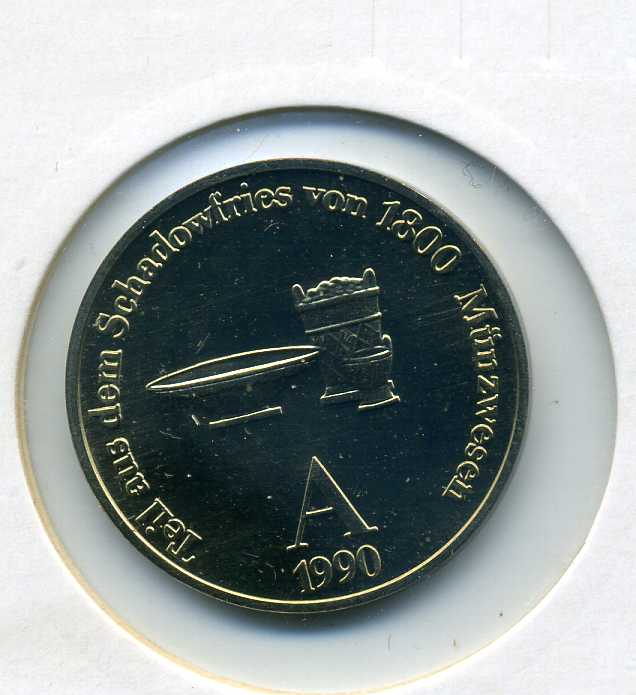  Schadowfries 1990 Plutus stempelglanz RAR   