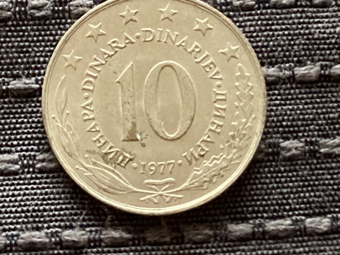  Münze Münzen Umlaufmünze Jugoslawien 10 Dinar 1955   