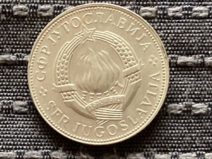  Münze Münzen Umlaufmünze Jugoslawien 10 Dinar 1955   