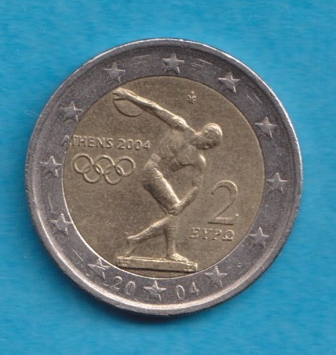 Griechenland 2 Euro 2004 Olympische Sommerspiele